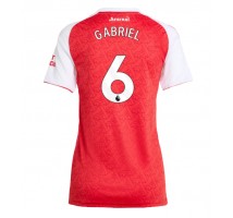 Arsenal Gabriel Magalhaes #6 Koszulka Podstawowa damskie 2025-26 Krótki Rękaw